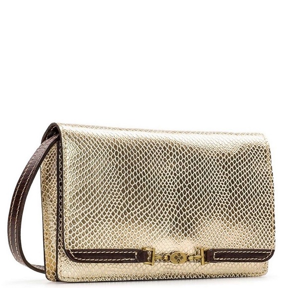 Patricia Nash Bags Metallic Python Collection Apricale Crossbody Bag Poshmark
